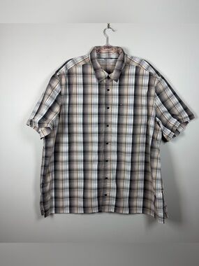 5.11 Tactical Series Covert Shirt Mens 2XL 
Gray Plaid Snap Front 71198 Utility